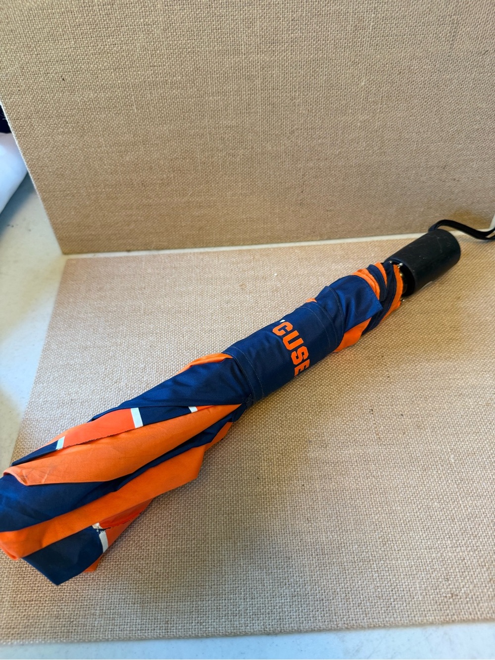 The Syracuse Orange Collapsible Umbrella